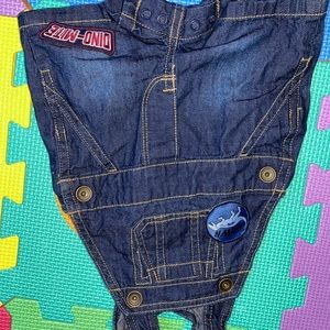 Baby boy Dino overalls